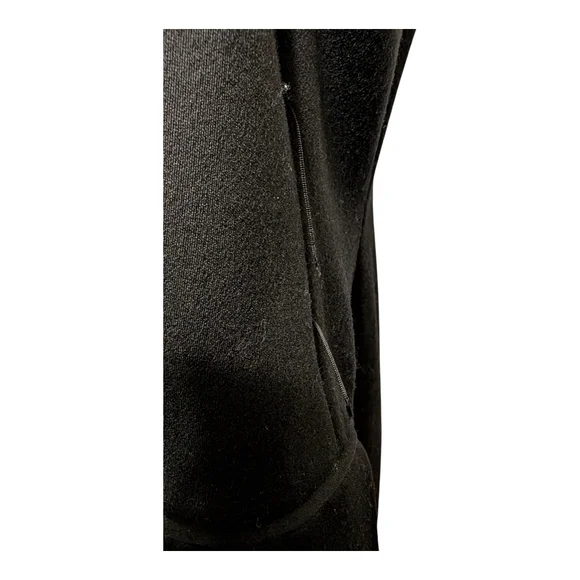 Rare!!! Vintage Beaded Zara Woman 100% Wool Black Beaded Coat. Made In Spain - Picture 12 of 13